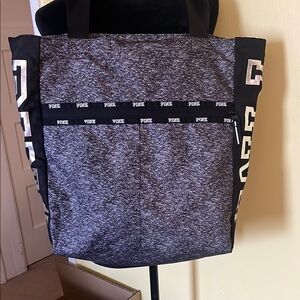 PINK Victoria's Secret Gray Tote Bag